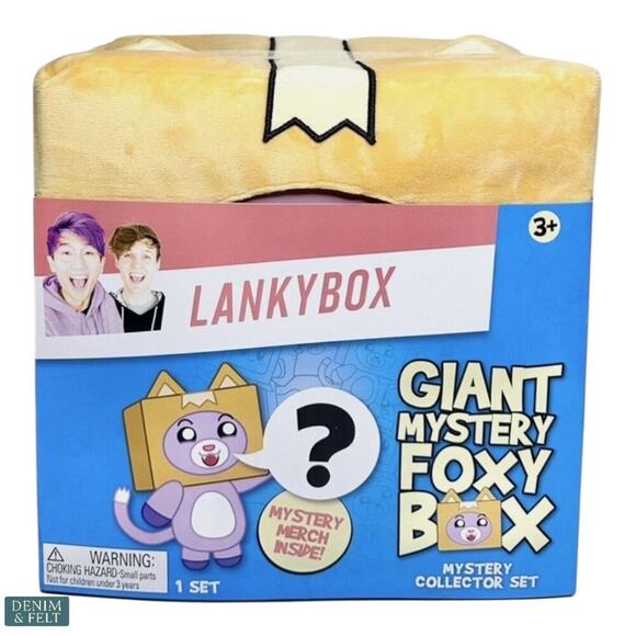 LankyBox Giant Foxy Mystery Box Plush & Toys Set Kids Fun Collectibles NEW - Picture 11 of 13